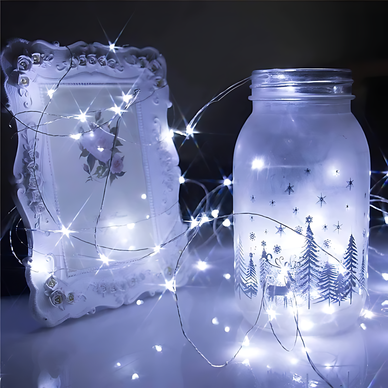 100 Mini LED Fairy String Lights, Waterproof
