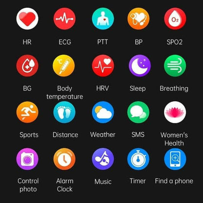 Wellness & Activity Tracker Smartwatch, AMOLED