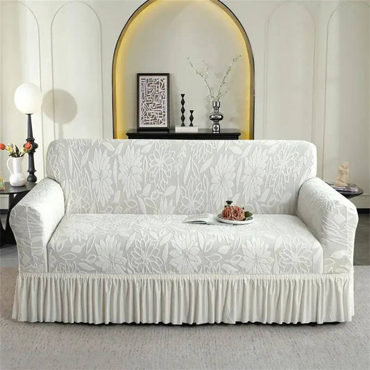 Sunflower Jacquard Elastic Sofa Cover