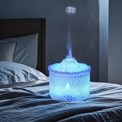 Volcano Aromatherapy Oil Diffuser with Night Light