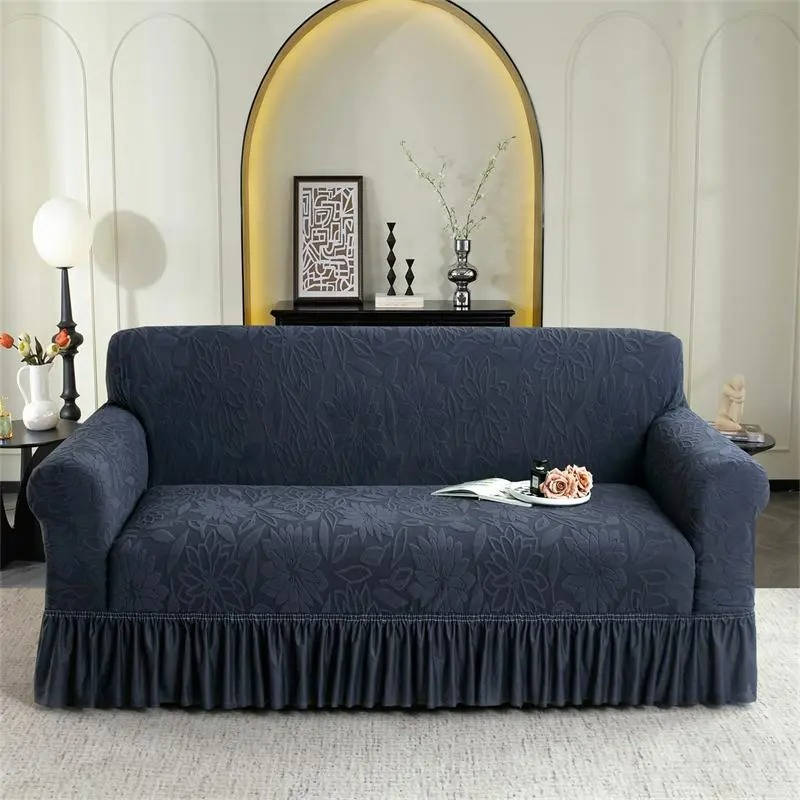 Sunflower Jacquard Elastic Sofa Cover