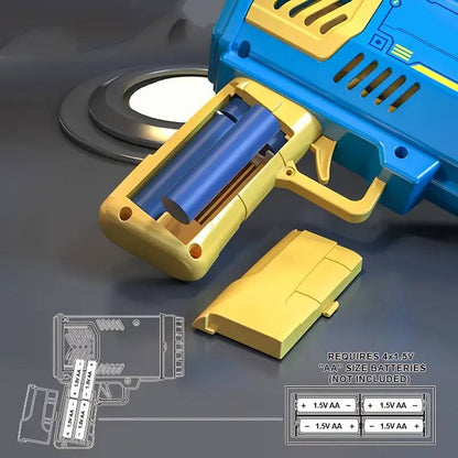 40-Hole Automatic Bubble Gun with LED Lights