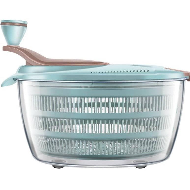 Salad Spinner, 4.24 Qt with Double Drainage