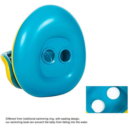 Kids Swim Trainer Pool Float with Sun Shade