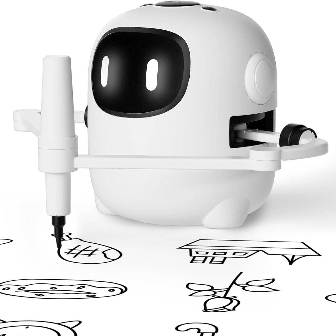 Kids Drawing Robot with 150 Cards, Ages 3-8
