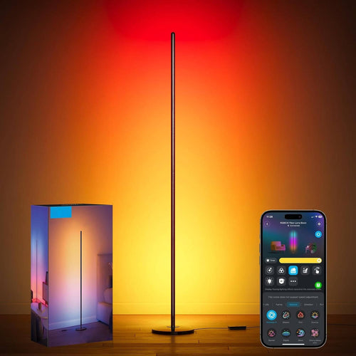 Smart LED Corner Floor Lamp, 1000lm (Alexa & Matter)