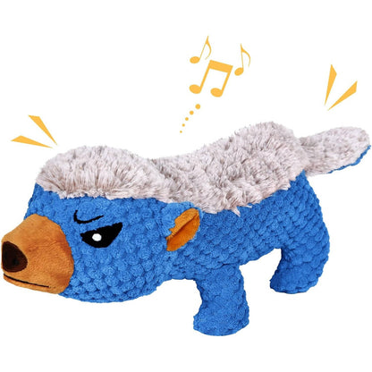 Tough Plush Dog Toy for Aggressive Chewers, Large