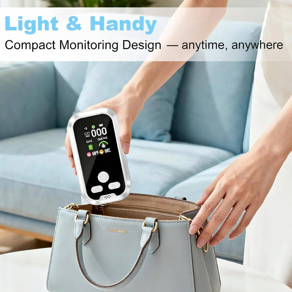 Gas & Smoke Monitor with LCD Display
