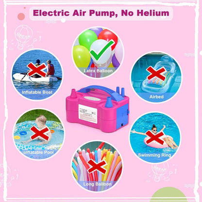 Electric Balloon Pump, Dual Nozzle 600W