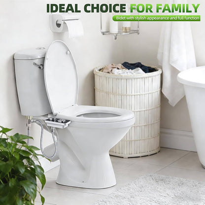 Self-Cleaning Bidet Toilet Attachment