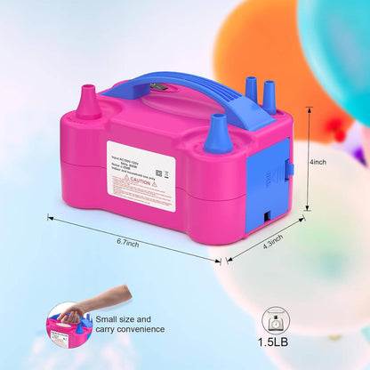 Electric Balloon Pump, Dual Nozzle 600W
