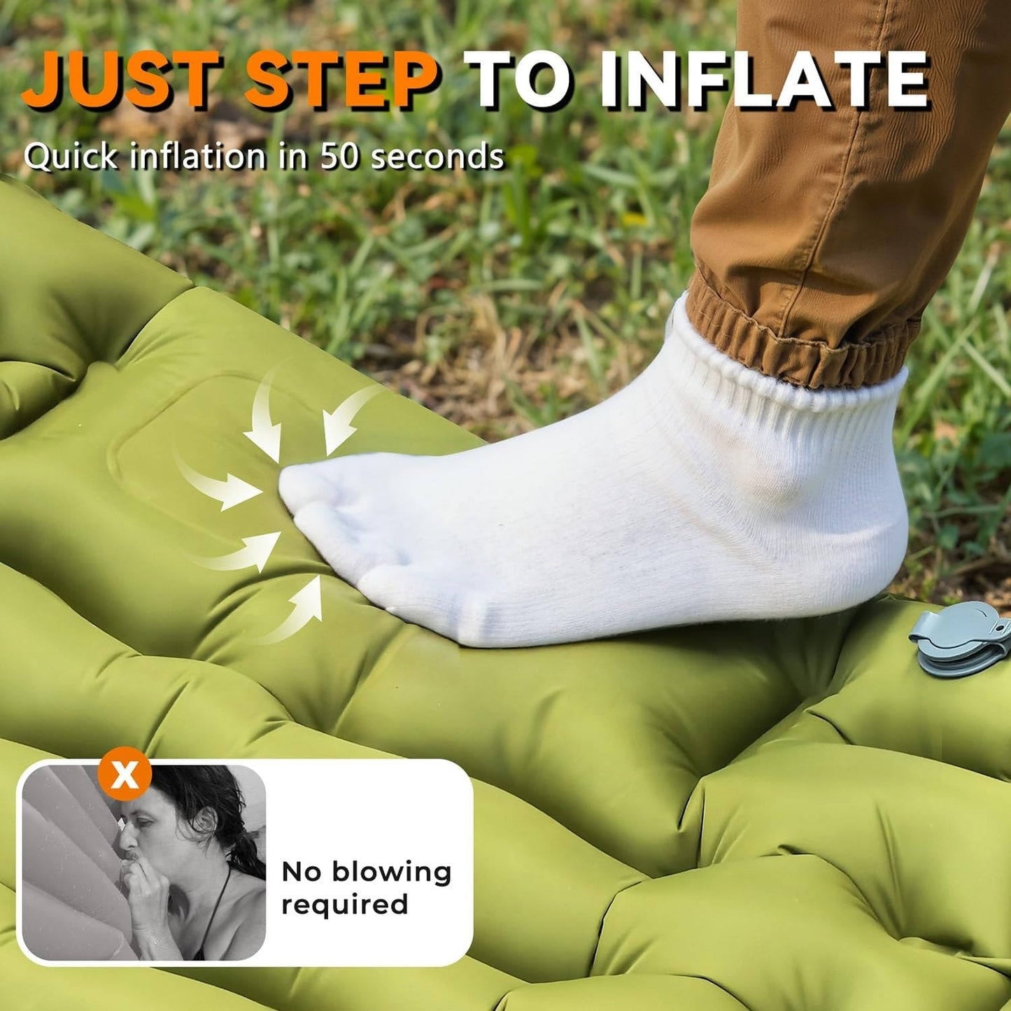 Ultralight Inflatable Camping Sleeping Pad