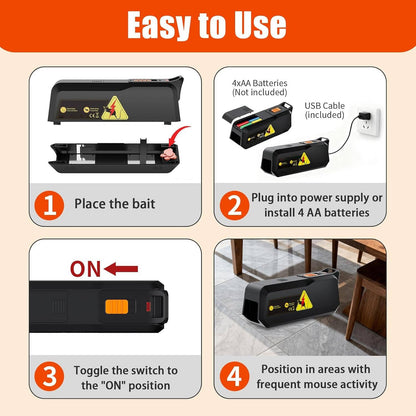 Indoor Electric Mouse Trap, 2 Pack