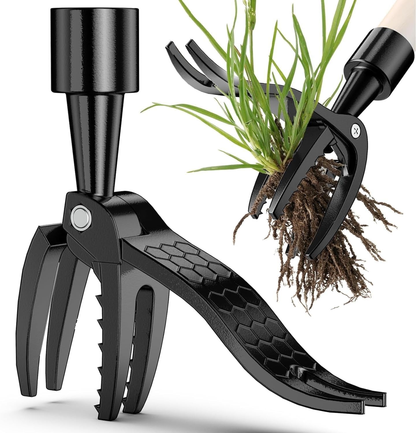 Stand Up Weed Puller Tool with Claw