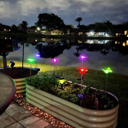 6 Pack Solar Garden Stake Lights, LED Figurines