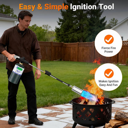 30-Inch Propane Weed Torch Burner, Heavy Duty