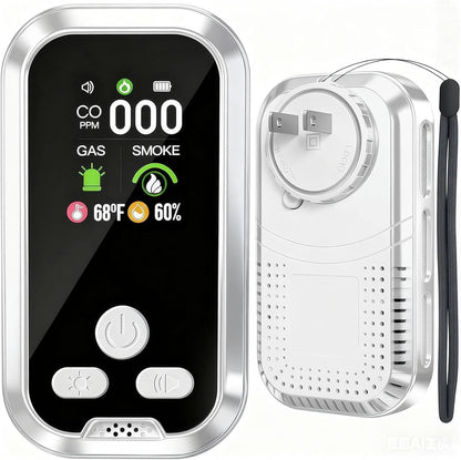 Gas & Smoke Monitor with LCD Display