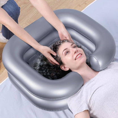 Inflatable Shampoo Basin with Neck Support
