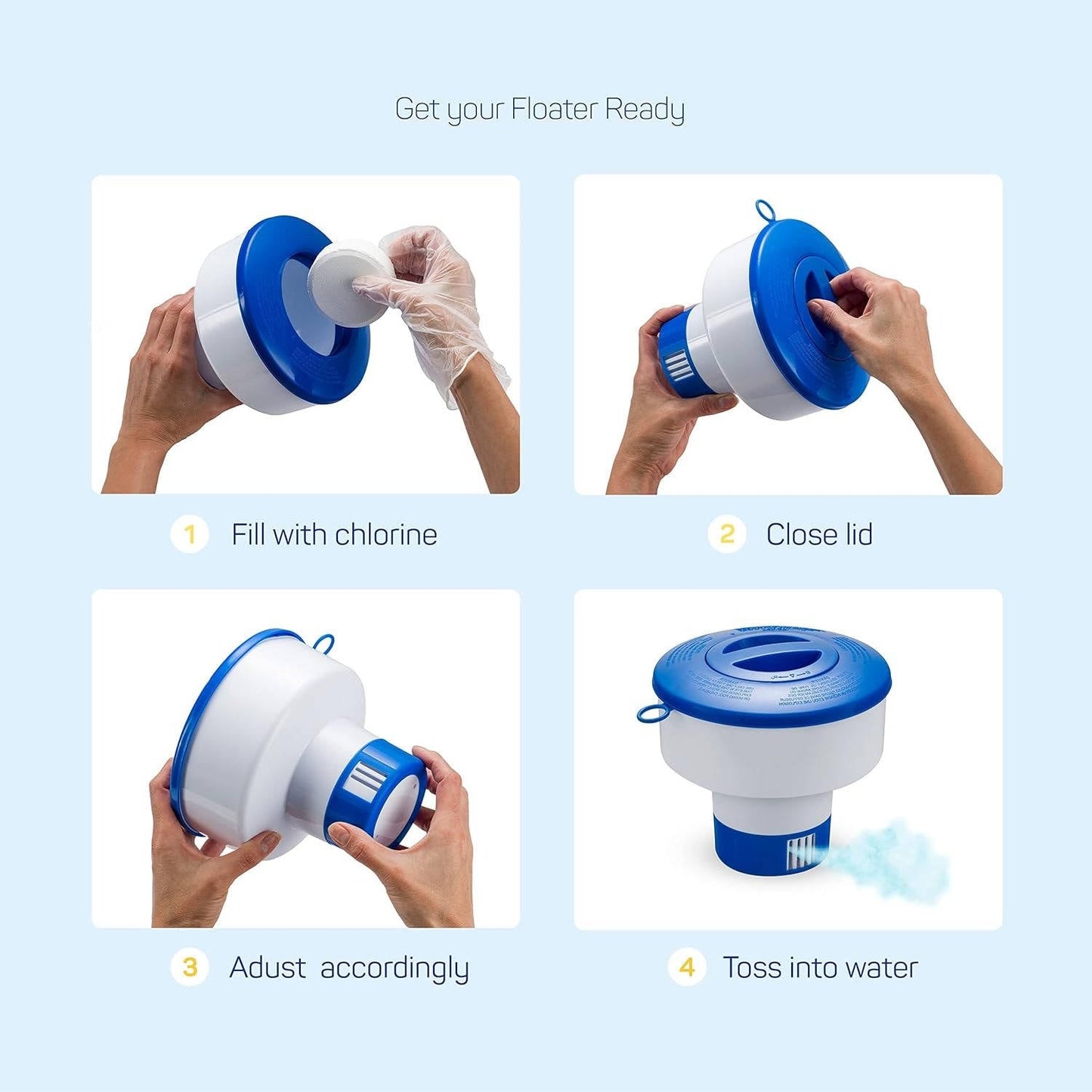 Adjustable Floating Chlorine Dispenser