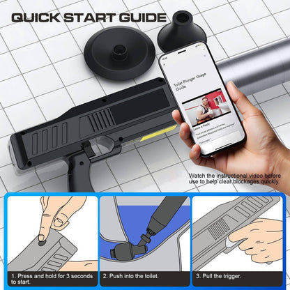 Electric Toilet Plunger, High Pressure Drain Tool