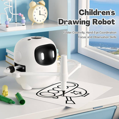 Kids Drawing Robot with 150 Cards, Ages 3-8