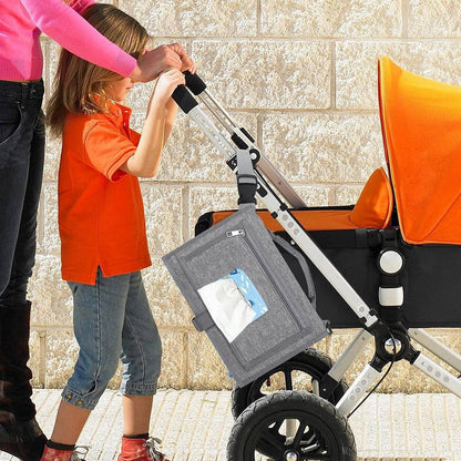 Portable Diaper Changing Pad with Wipes Pocket
