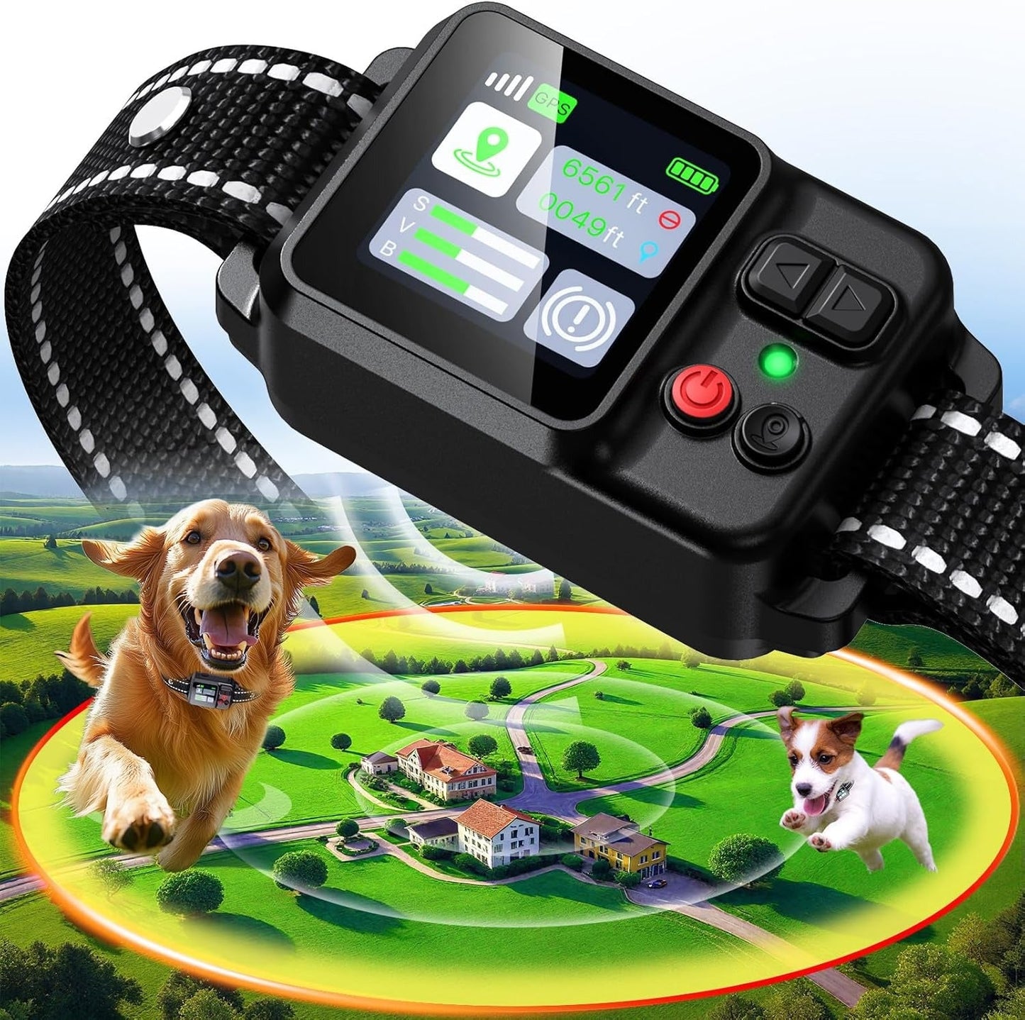 Wireless Dog Fence System with Collar