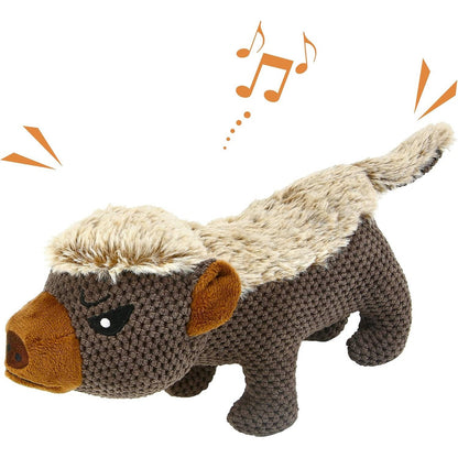 Tough Plush Dog Toy for Aggressive Chewers, Large