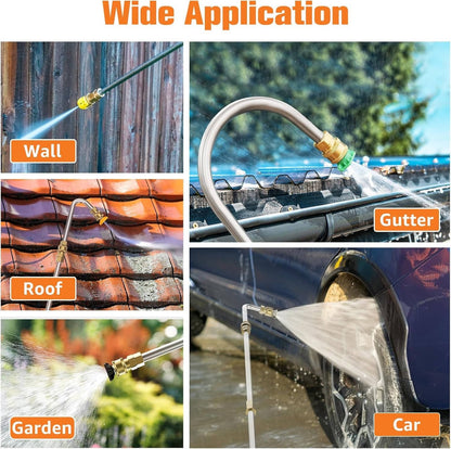 Telescoping High-Pressure Power Washer Extension Wand