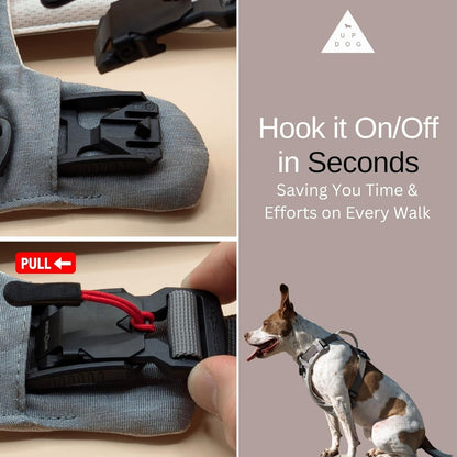 Magnetic No Pull Dog Harness, One Hand Clip