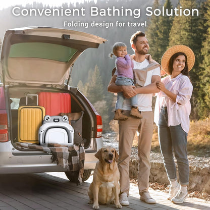 Collapsible Baby Bathtub with Thermometer