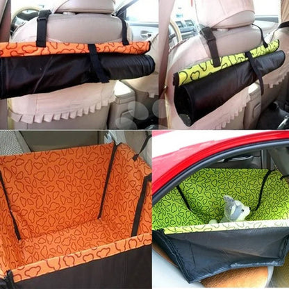 Polyester Dog Car Seat Cover, Waterproof Hammock