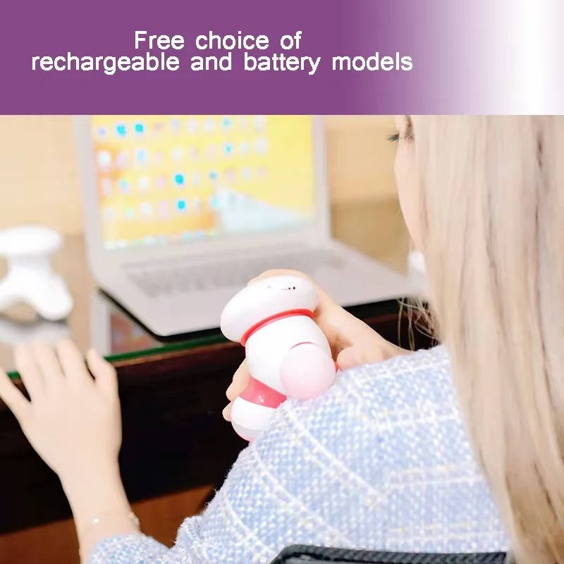 Handheld Mini Vibrating Body Massager with LED