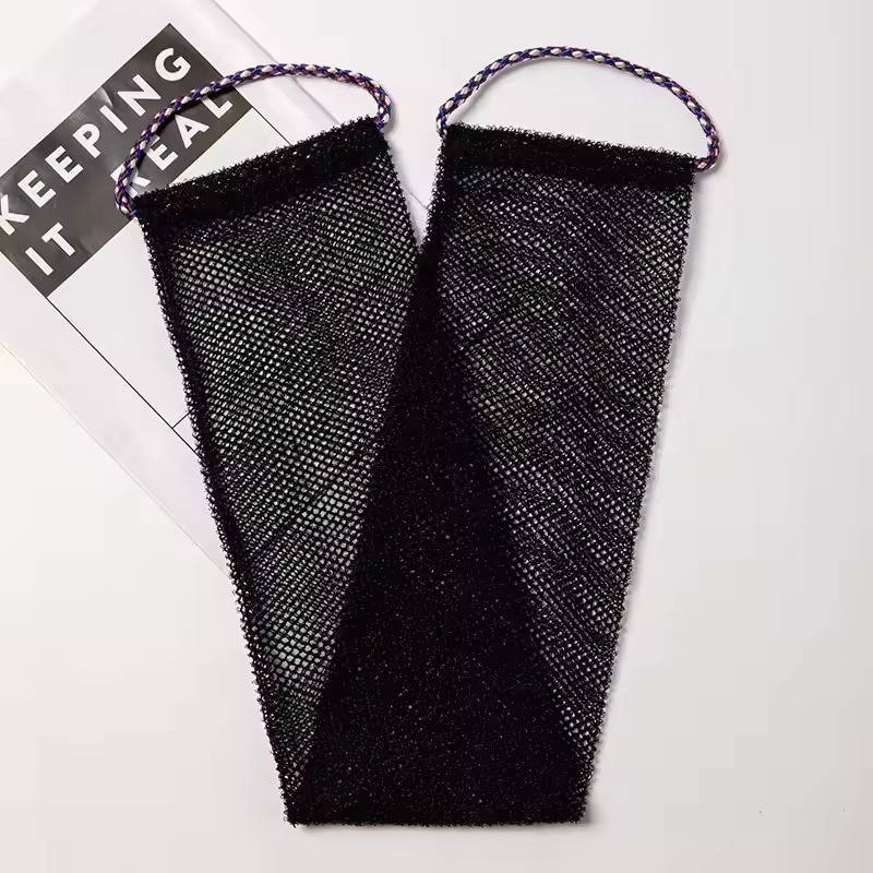 Exfoliating Shower Net Sponge with Drawstring