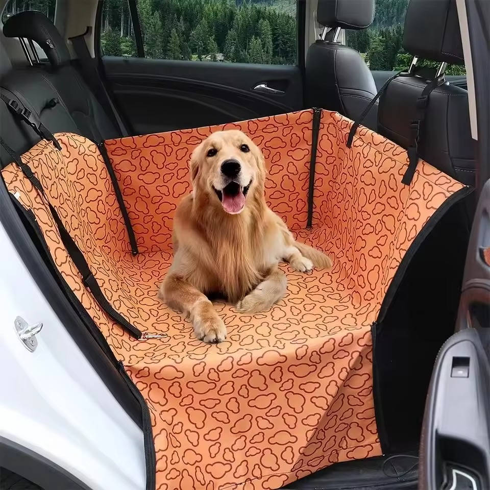 Polyester Dog Car Seat Cover, Waterproof Hammock