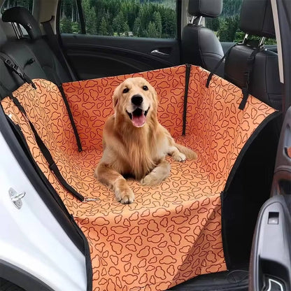 Polyester Dog Car Seat Cover, Waterproof Hammock