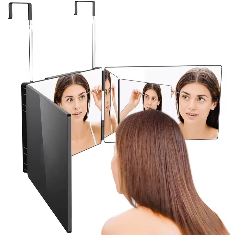 360-Degree Tri-Fold Portable Makeup Mirror