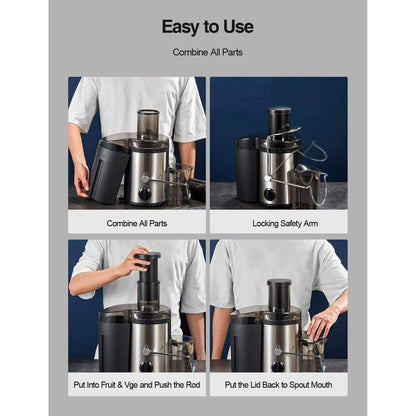 800W Centrifugal Juicer Extractor, Stainless
