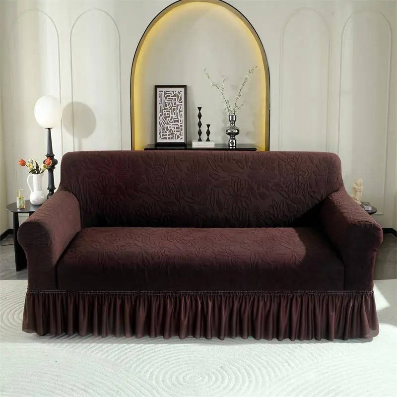 Sunflower Jacquard Elastic Sofa Cover
