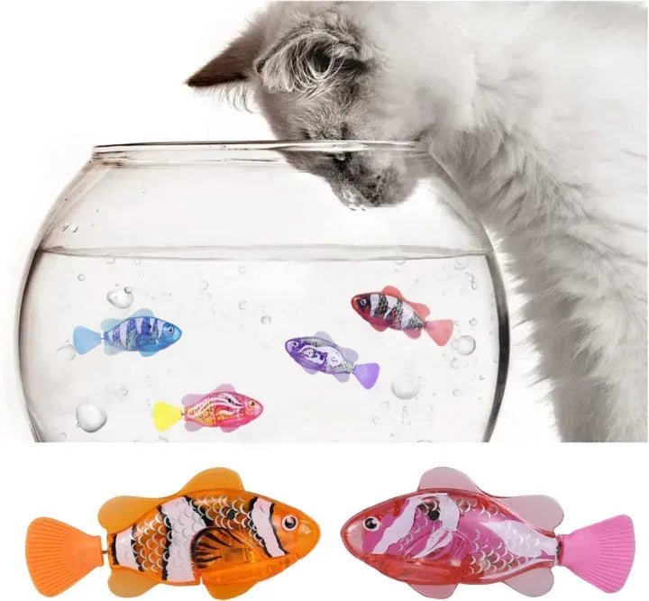 Motion Activated Swimming Fish Cat Toy