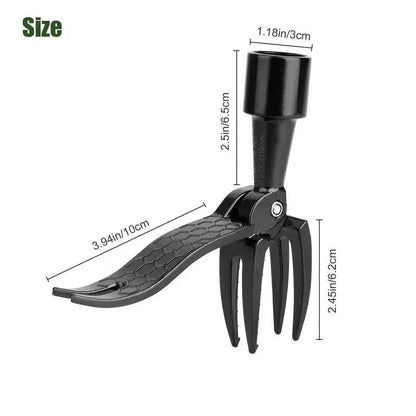 Stand-Up Weed Puller Tool with Long Handle
