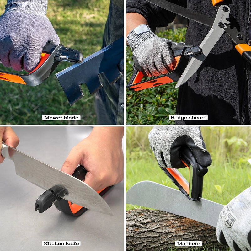 Multi-Tool Sharpener for Garden Tools & Blades
