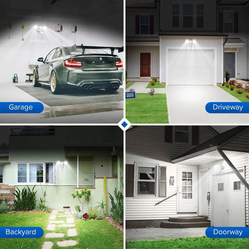 Motion Sensor LED Flood Light, 15W 2000 Lumens