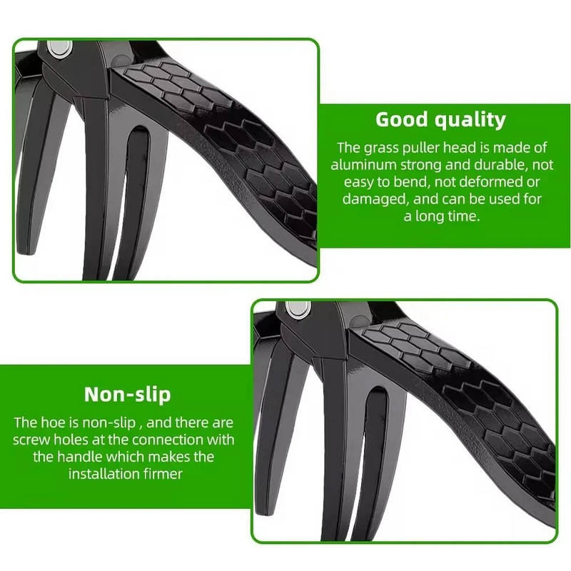 Stand-Up Weed Puller Tool with Long Handle