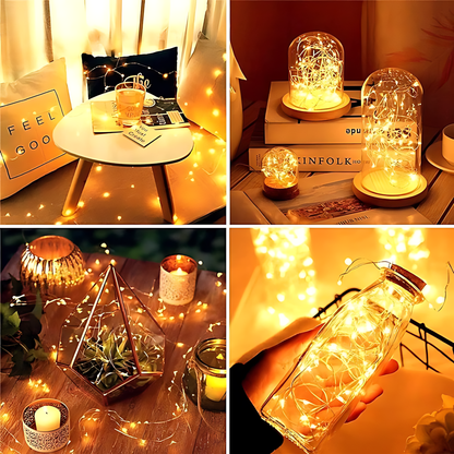 100 Mini LED Fairy String Lights, Waterproof