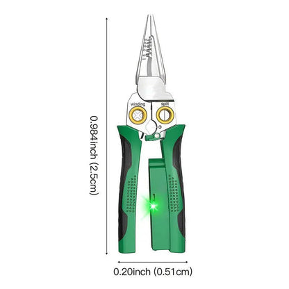 8 in 1 Wire Stripper Pliers with LED Light