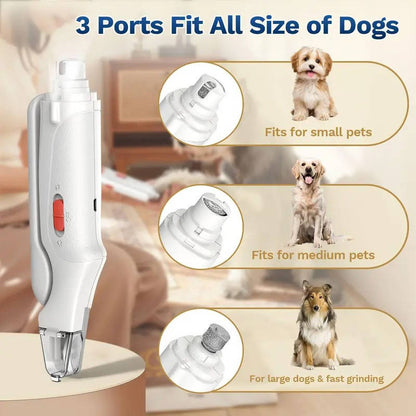 2-in-1 Electric Pet Nail Clipper & Grinder