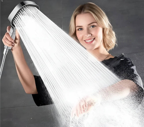 Filtered High Pressure Shower Head, Adjustable Spray