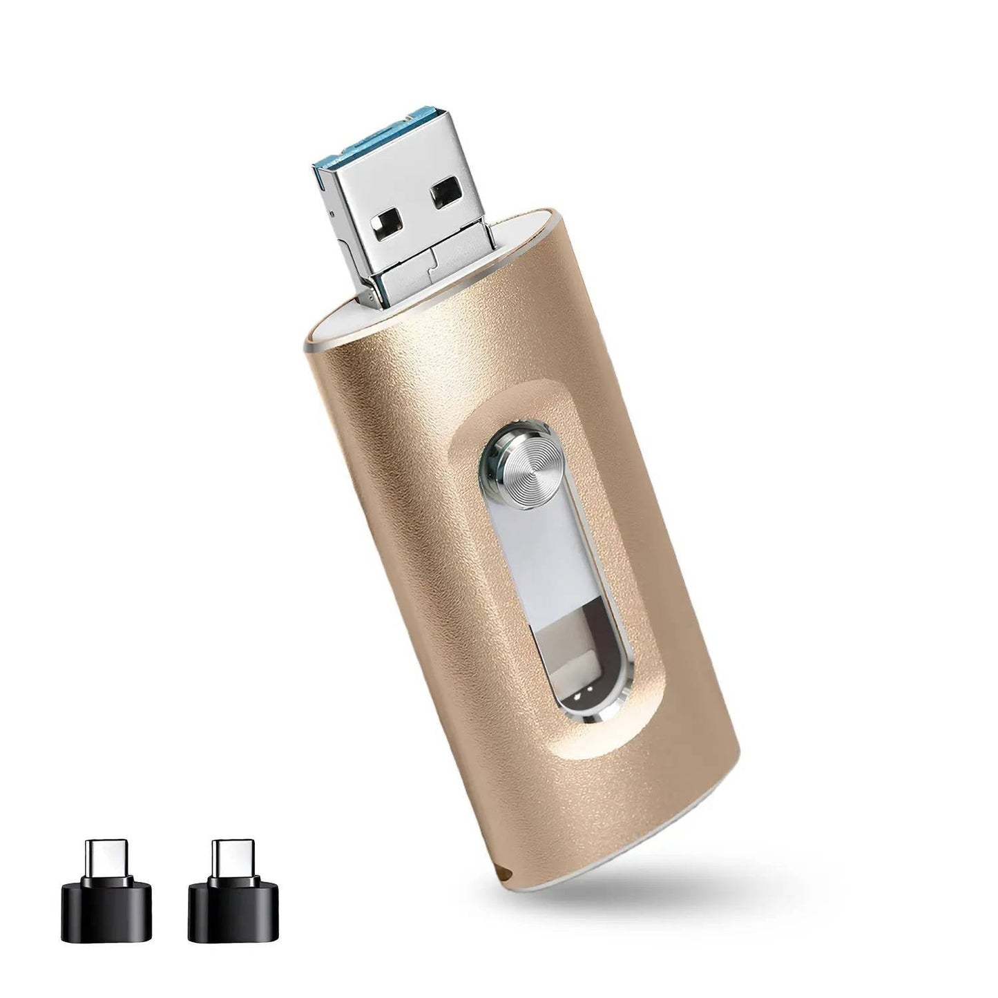 3-in-1 Flash Drive for iPhone, Android & PC