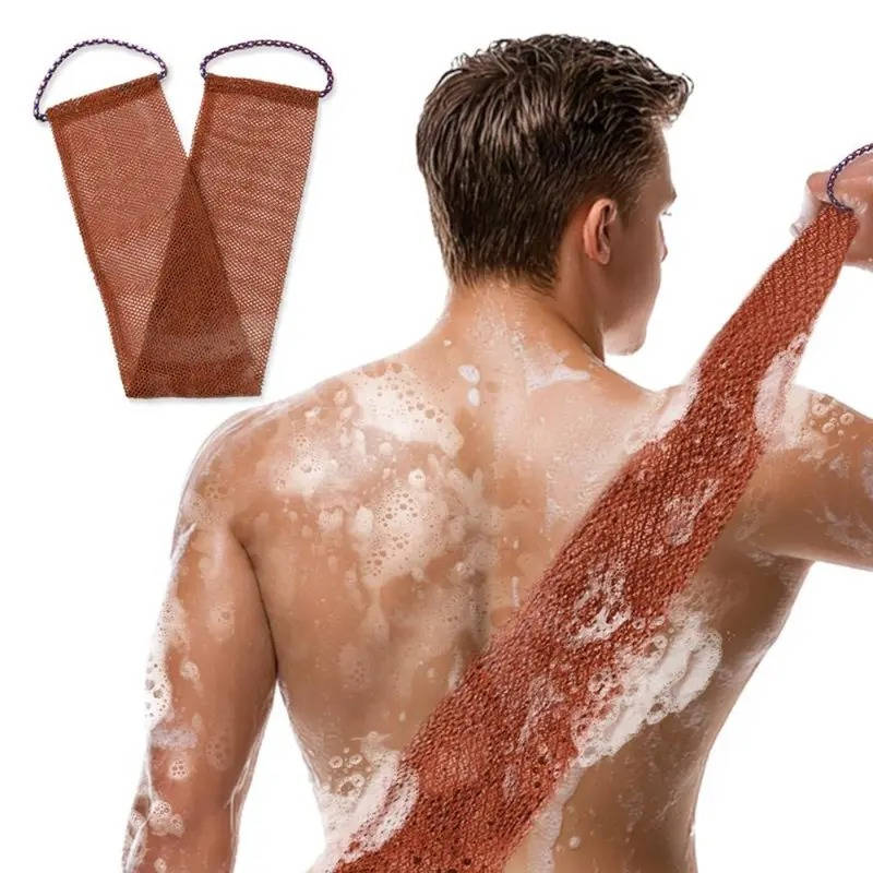 Exfoliating Shower Net Sponge with Drawstring